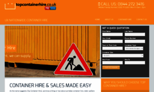 Topcontainerhire.co.uk thumbnail