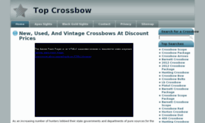 Topcrossbow.info thumbnail