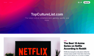 Topculturelist.com thumbnail