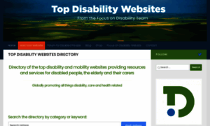 Topdisabilitywebsites.co.uk thumbnail