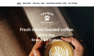 Topdogcoffeebar.com thumbnail