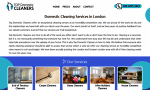 Topdomesticcleaners.co.uk thumbnail
