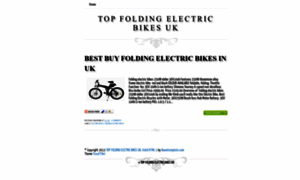 Topfoldingelectricbikesuk.blogspot.co.uk thumbnail