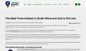 Topforexbrokers.co.za thumbnail