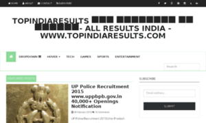 Topindiaresults.com thumbnail