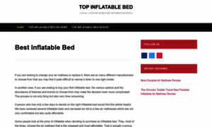 Topinflatablebed.com thumbnail