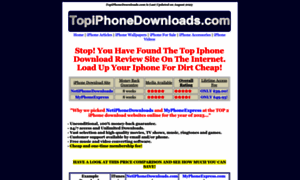 Topiphonedownloads.com thumbnail