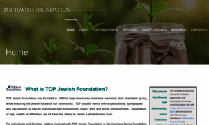 Topjewishfoundation.org thumbnail