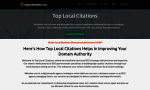 Toplocalcitations.com thumbnail