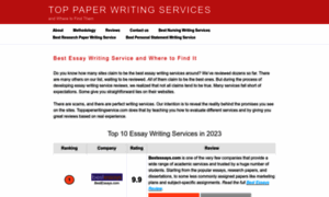 Toppaperwritingservice.com thumbnail