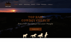 Toprailcowboychurch.com thumbnail