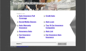 Topratedautoinsurancecompanies.com thumbnail