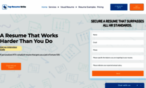 Topresumewrite.com thumbnail