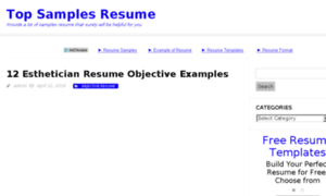 Topsamplesresume.com thumbnail