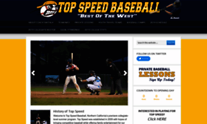 Topspeedbaseball.com thumbnail