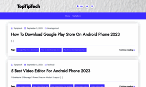 Toptiptech.com thumbnail