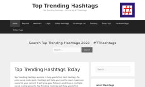 Toptrendinghashtags.com thumbnail