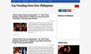 Toptrendingnewsnowphilippines.blogspot.com thumbnail