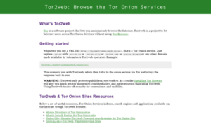 Tor2web.org thumbnail