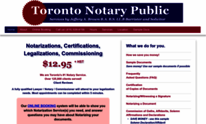 Toronto-notary-public.com thumbnail