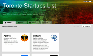 Toronto.startups-list.com thumbnail