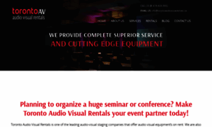 Torontoaudiovisualrentals.ca thumbnail