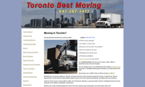 Torontobestmoving.com thumbnail