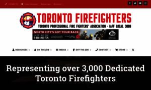 Torontofirefighters.org thumbnail