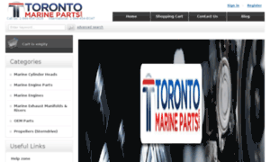 Torontomarineparts.com thumbnail