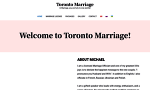 Torontomarriage.ca thumbnail