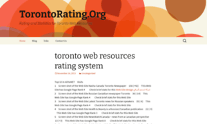 Torontorating.org thumbnail