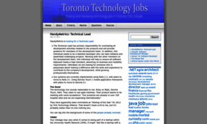 Torontotechjobs.wordpress.com thumbnail