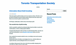 Torontotransportationsociety.org thumbnail