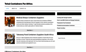 Totalcontainersforafrica.co.za thumbnail