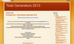 Totalgenerators2013.blogspot.de thumbnail