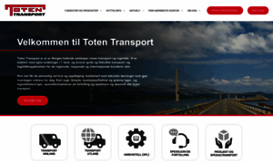 Toten-transport.no thumbnail