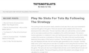 Totsnotslots.org thumbnail