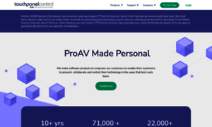 Touchpanelcontrol.com thumbnail