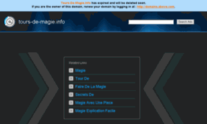 Tours-de-magie.info thumbnail