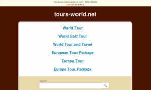 Tours-world.net thumbnail