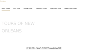 Toursofneworleans.net thumbnail