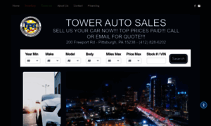 Towerautosales.com thumbnail