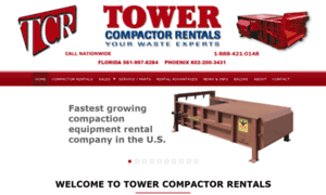 Towercompactorrentals.com thumbnail