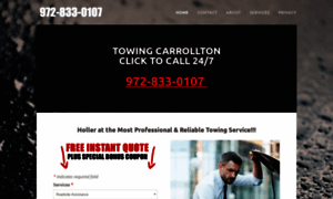 Towingcarrolltontx.com thumbnail