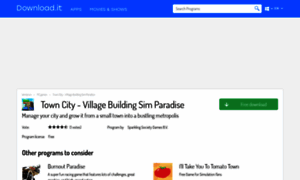 Town-city-village-building-sim-paradise.en.download.it thumbnail