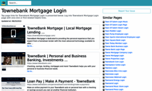 Townebank-mortgage.logini.online thumbnail