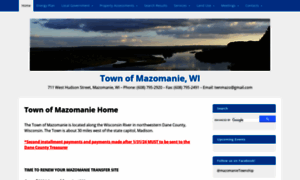 Townofmazomanie.org thumbnail