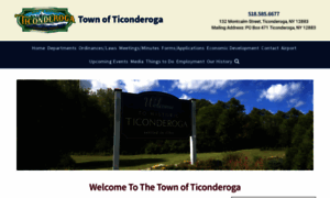 Townofticonderoga.org thumbnail