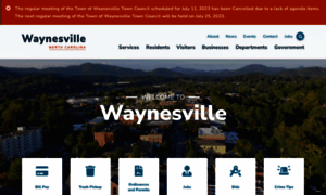 Townofwaynesville.org thumbnail