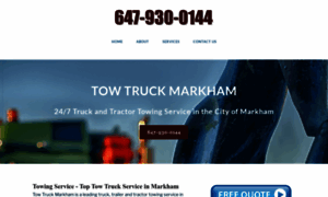 Towtruckmarkham.com thumbnail